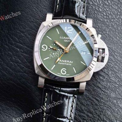 VS Factory Panerai Luminor GMT Pam01056 44mm P.9011 Movement Green Face watch